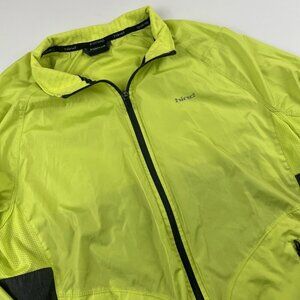 Hind Running Windbreaker Jacket Men’s S Neon Yellow Full Zip Two Pocket Hi-viz